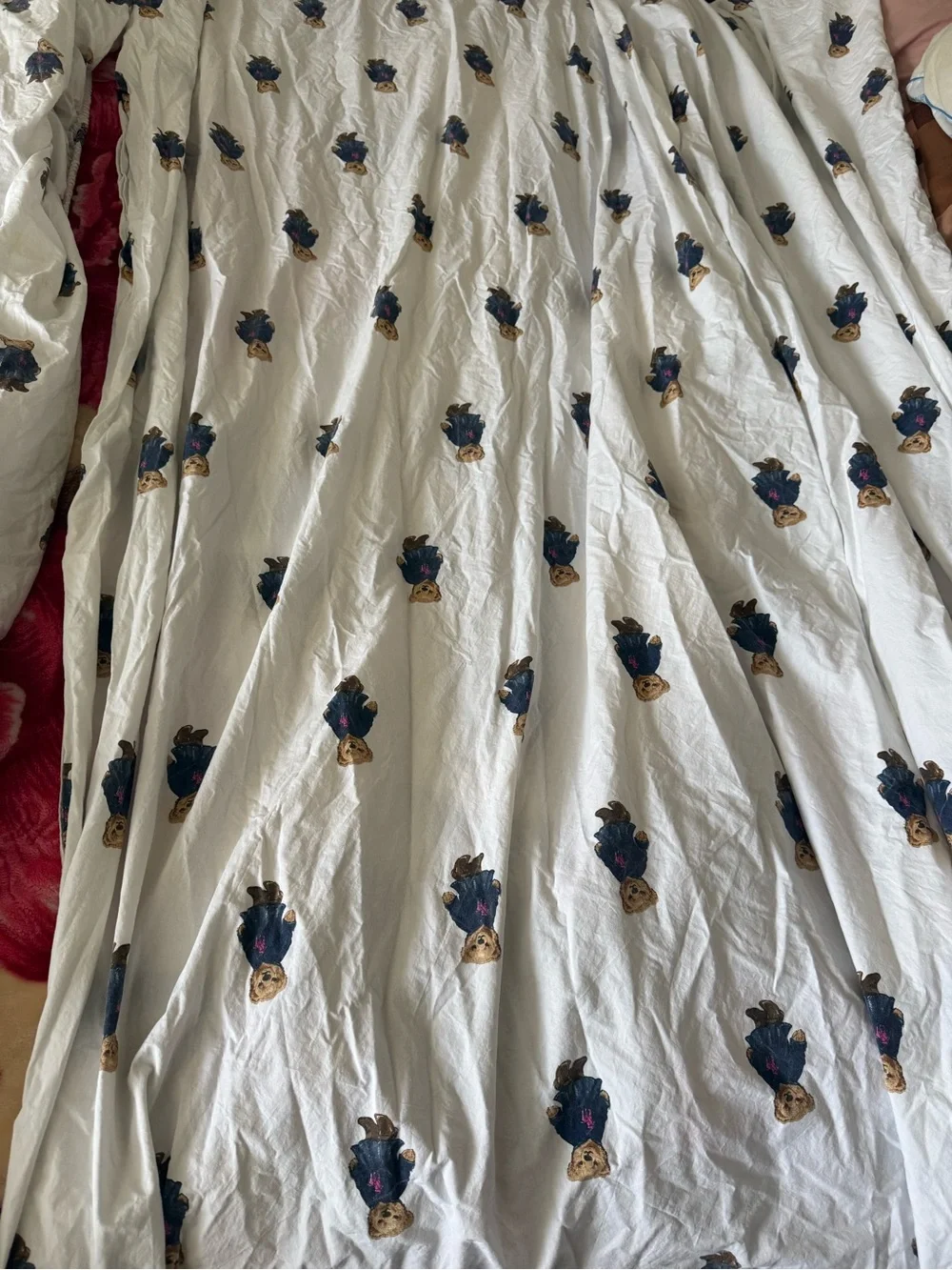 Vintage Polo Ralph Lauren Polo Bear Twin Fitted & Flat Sheet Set